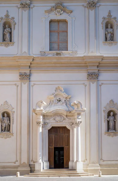 Riva Del Garda Italy Facade Archpriest Church Chiesa Arcipetale — стоковое фото