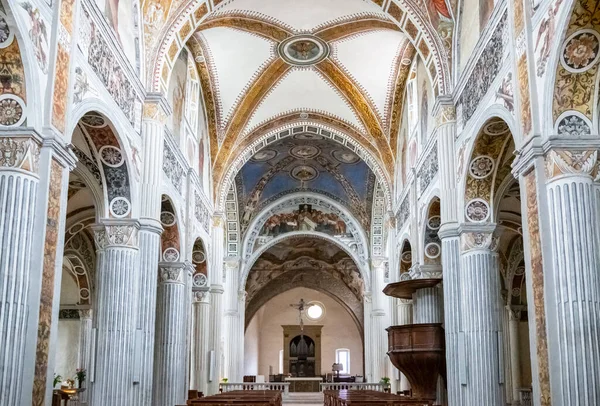 Bobbio Italia Mayo 2018 Nave Abadía San Colombano — Foto de Stock