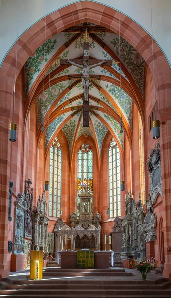 Wertheim Germany July 2021 Altar Apse Collegiate Church — Stockfoto