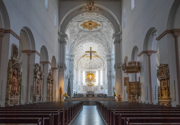 Wurzburg Germany July 2021 Nave Kilian Caathedral — Fotografia de Stock