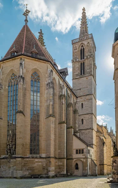 Germany, Rothenburg ob der Tauber, the apse of the St.Jakobs Lutheran church
