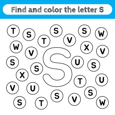 letter s worksheets free vector eps cdr ai svg vector illustration graphic art