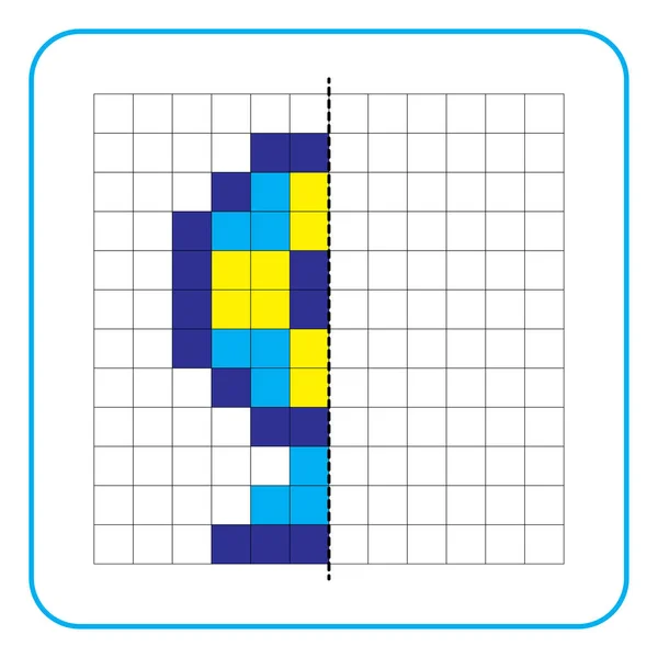 Jogo Pedagógico - Complete o desenho - Simetria - Mk Educa