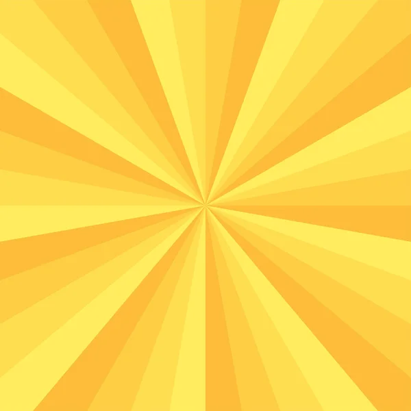 Fond Explosion Abstrait Couleur Jaune Dégradé Effet Éblouissement Style Asiatique — Image vectorielle