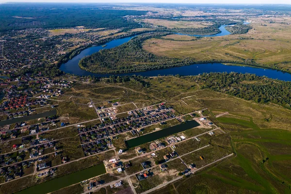 Ukrayna 'daki tebeşir ocağının yüksekliğinden bak..