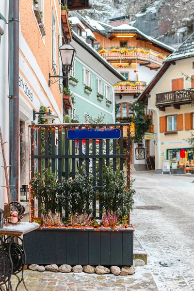 Shallstatt köyünün rahat sokakları