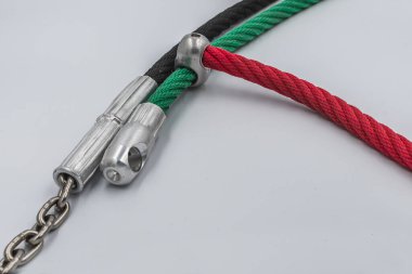 Güçlendirilmiş ip 16 mm, ve bağlantı için seçenekler.