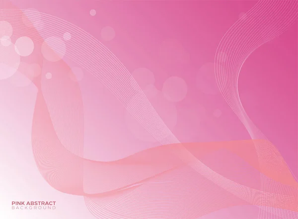 Pink Line Abstract Background Line Background Vector Illustration — Stock Vector