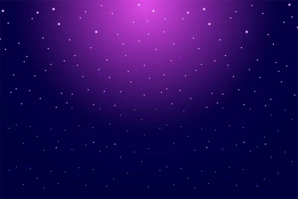 Hermoso Gradiente Estrellado Noche Fondo — Vector de stock