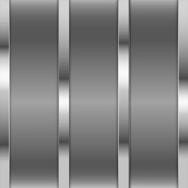 Abstract Background Silver Metallic Chrome Vector Metallic Pattern Design Vector — ストックベクタ
