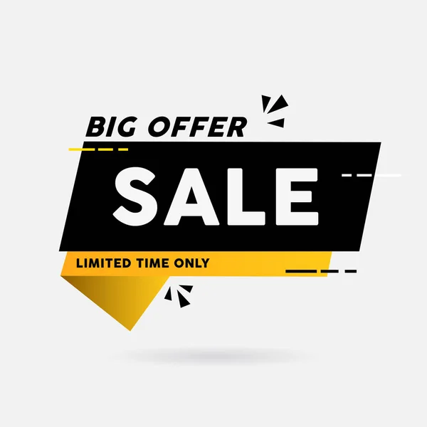 Big Sale Special Offer Banner Big Sale Online Shopping Vector — 스톡 벡터