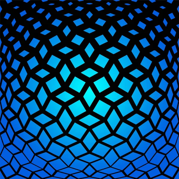 Fantasztikus Kék Geometriai Háttér Vektor — Stock Vector