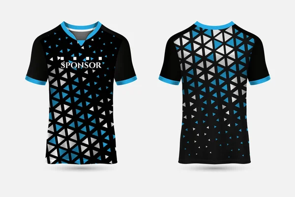 Novo Design Camiseta Esportes Camisa Abstrata Adequado Para Corridas Futebol — Vetor de Stock