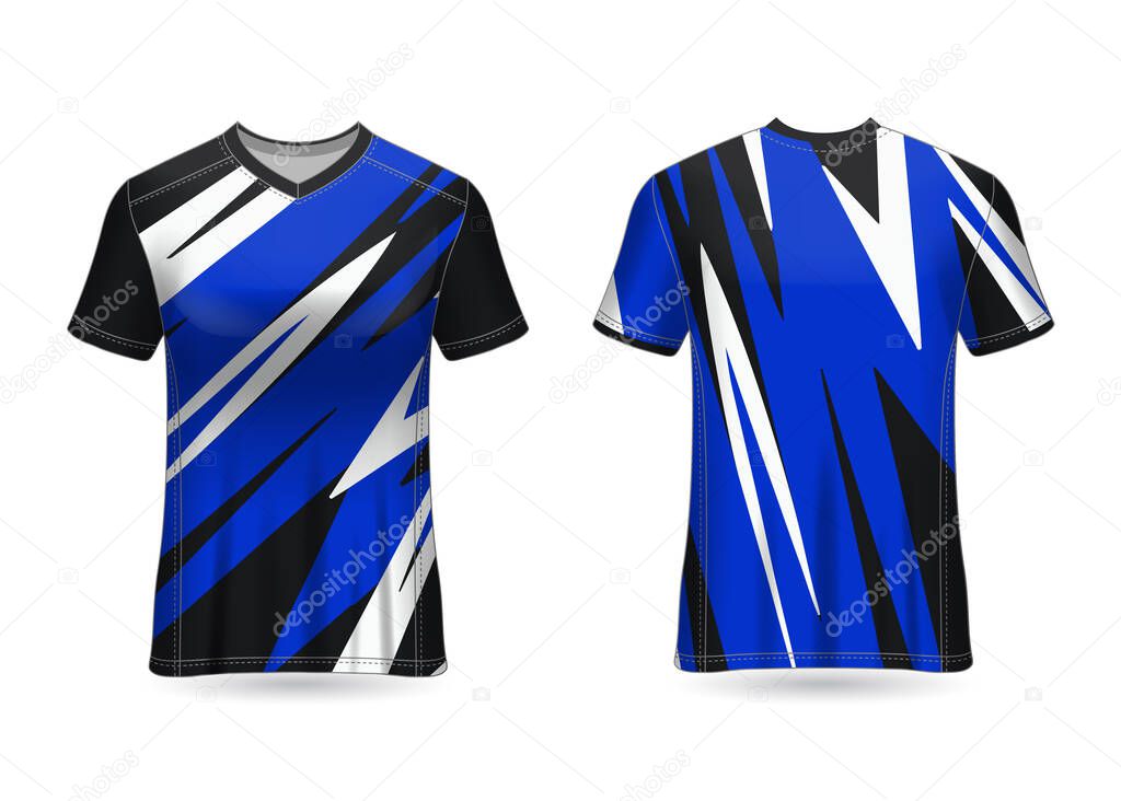 New design of T shirt sports abstract jersey suitable for racing, soccer, gaming, motocross, gaming, cycling.