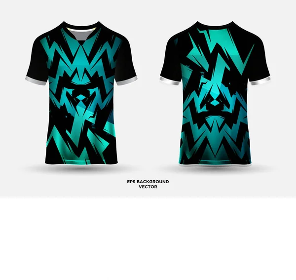 Modern Shirts Design Jersey Background Abstract Geometric Shapes Vector — Stock Vector