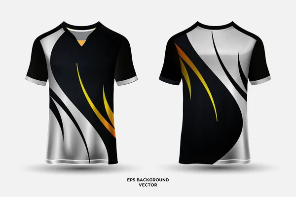 Premium Vector  Orange gray racing jersey design