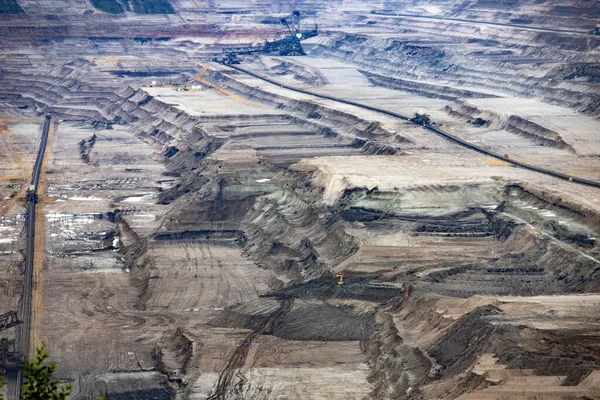 Garzweiler Nrw Germany 2021 Panorama View Garzweiler Open Cast Lignite — Stock Photo, Image