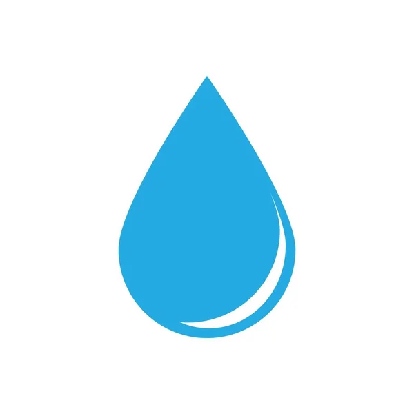 Water Drops Icon Logo Vector Design Template — ストックベクタ
