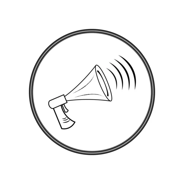Logo Speaker Icon Vektor Design — Image vectorielle