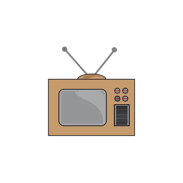 Television Icon Vektor Design Template — 图库矢量图片