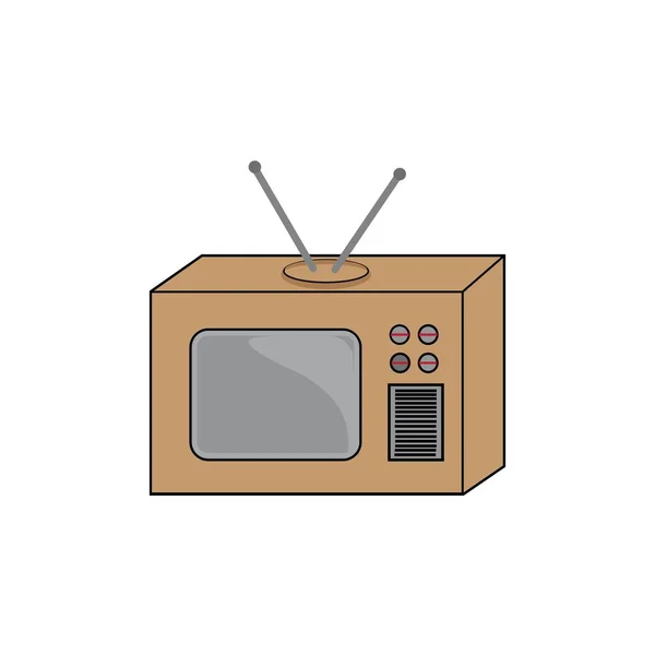 Television Icon Vektor Design Template — 图库矢量图片