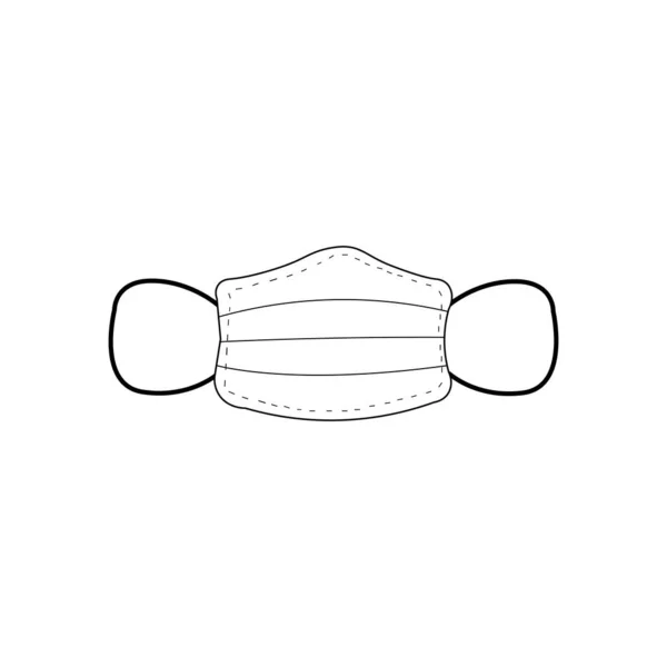 Mask Healty Icon Design — Vettoriale Stock