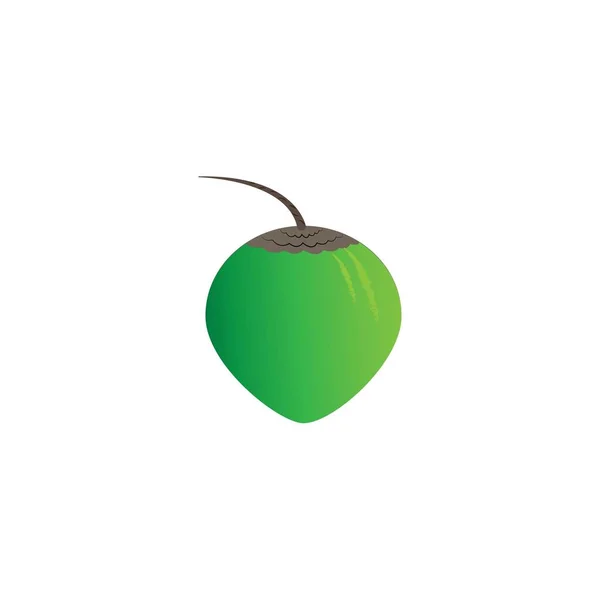 Coconut Logo Icon Vector Design Template — Διανυσματικό Αρχείο