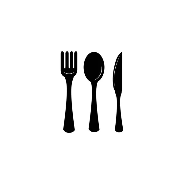 Spoon Icon Design Template — Archivo Imágenes Vectoriales
