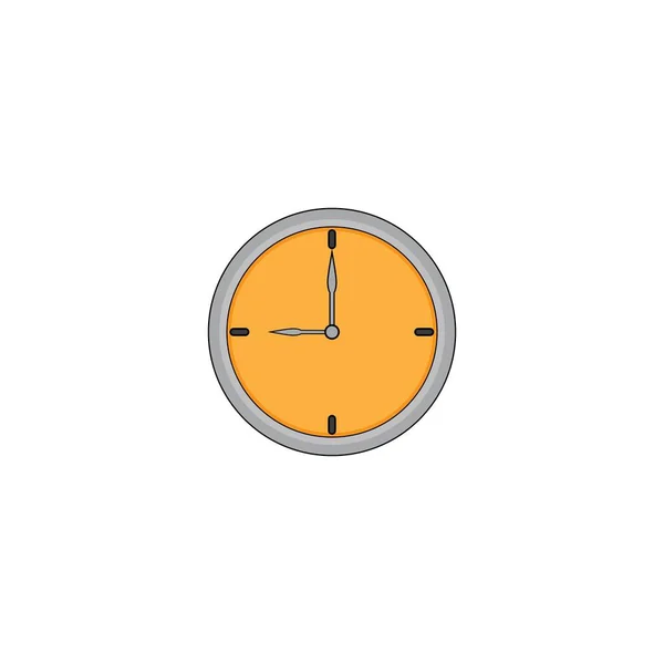 Relógio Logotipo Ícone Vetor Modelo Design —  Vetores de Stock