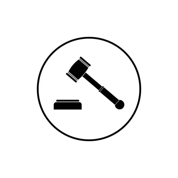 Глухий Логотип Значок Векторний Шаблон Дизайну — стоковий вектор
