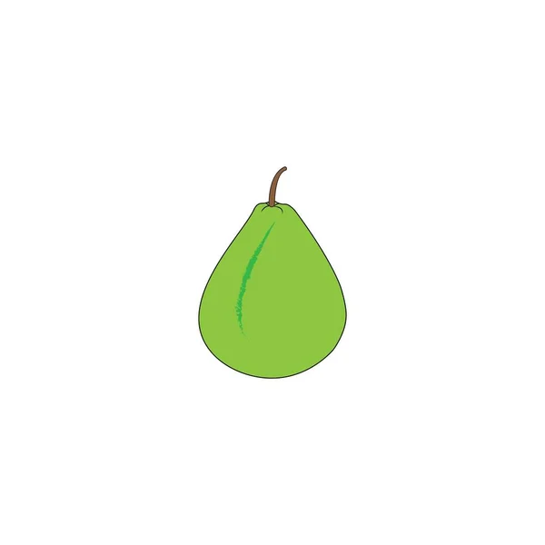 Guava Logo Icon Vector Design Template — Vettoriale Stock