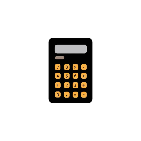 Calculator Logo Icon Vector — Stock Vector