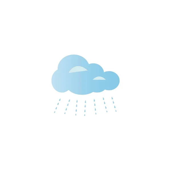 Vector Van Het Regenlogo — Stockvector