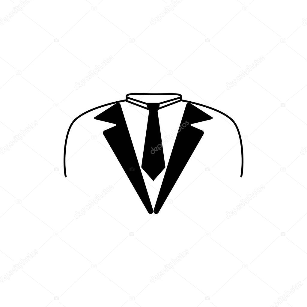 Tuxedo logo vector icon template