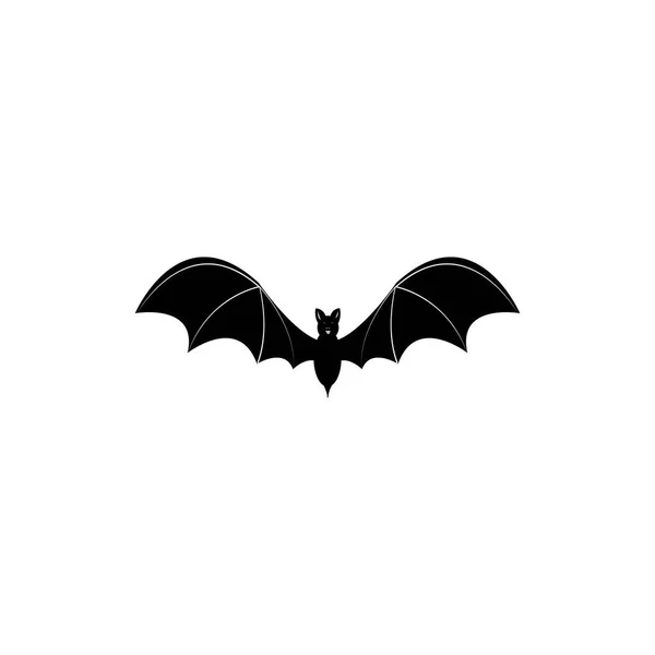 Bat Ikon Logotyp Vektor Design Mall — Stock vektor