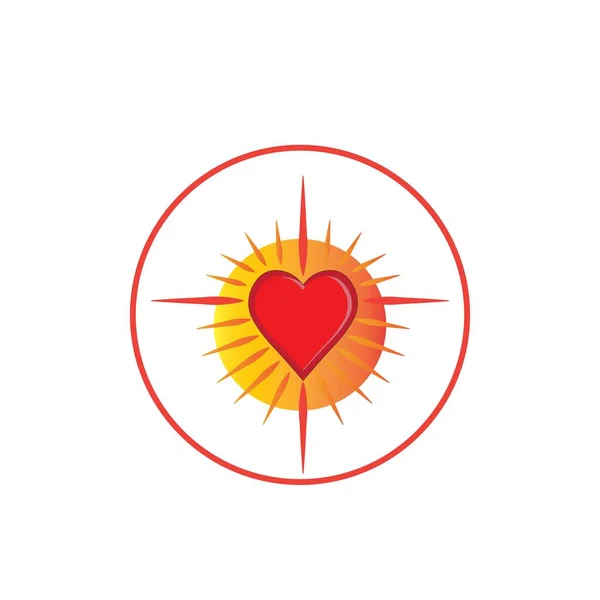 Heart Logo Icon Vector — Image vectorielle