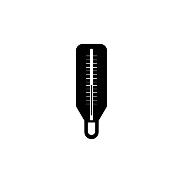 Termometer Ikon Logotyp Vektor Design Mall — Stock vektor