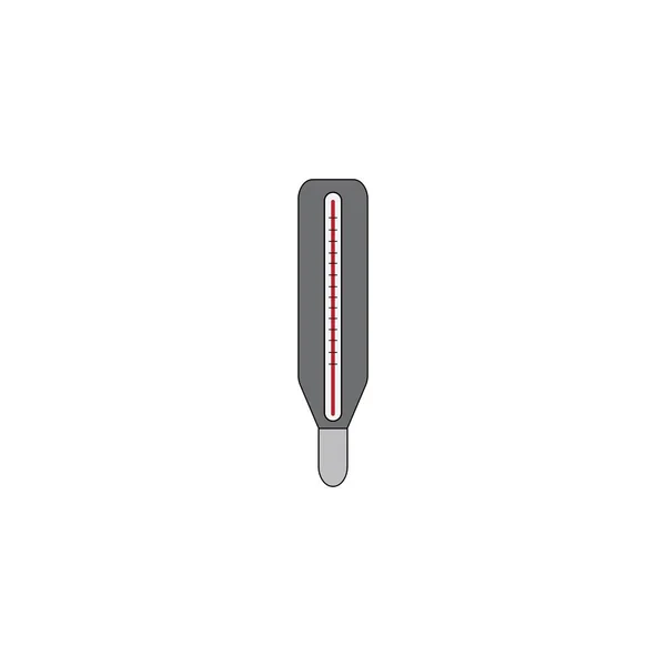 Modello Progettazione Vettoriale Logo Icona Termometro — Vettoriale Stock