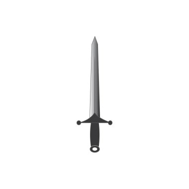 sword icon logo vector design template