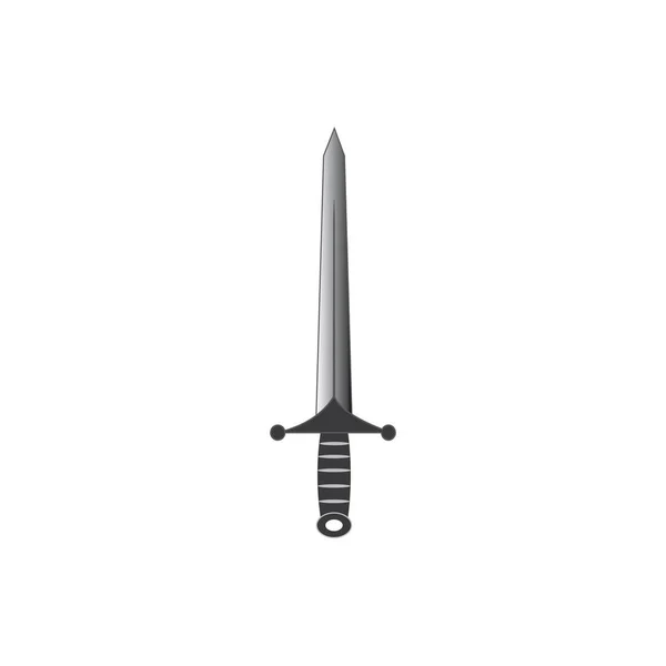 Sword Icon Logo Vector Design Template — стоковый вектор