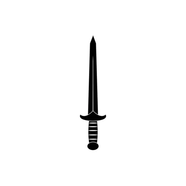 Sword Icon Logo Vector Design Template — Vettoriale Stock