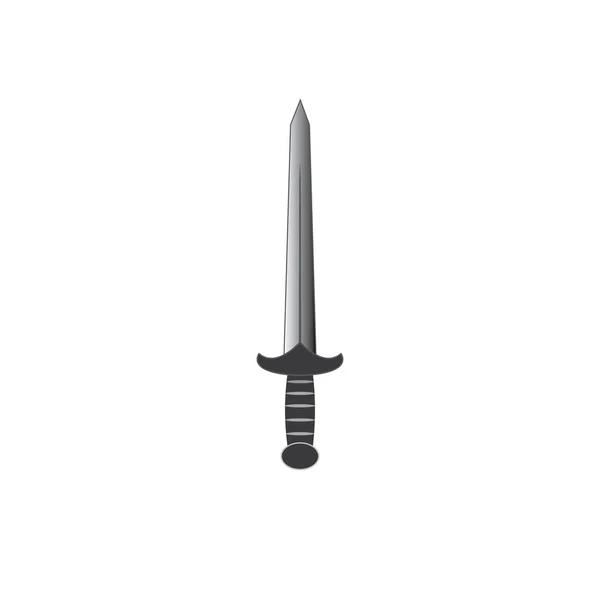 Sword Icon Logo Vector Design Template — Stock vektor