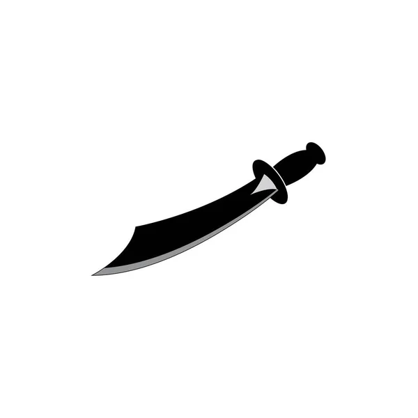 Sword Icon Logo Vector Design Template — Archivo Imágenes Vectoriales