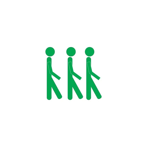 People Logo Icon Vector Design Template — Image vectorielle