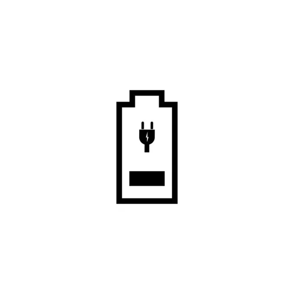 パワーバッテリーロゴアイコンベクターデザインテンプレート — ストックベクタ