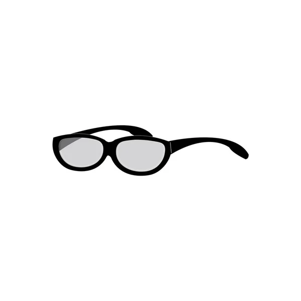 Glasögon Ikon Logotyp Vektor Design Mall — Stock vektor