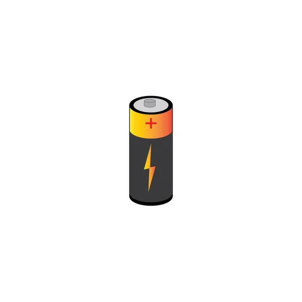 Power Battery Logo Icon Vector Design Template — Archivo Imágenes Vectoriales