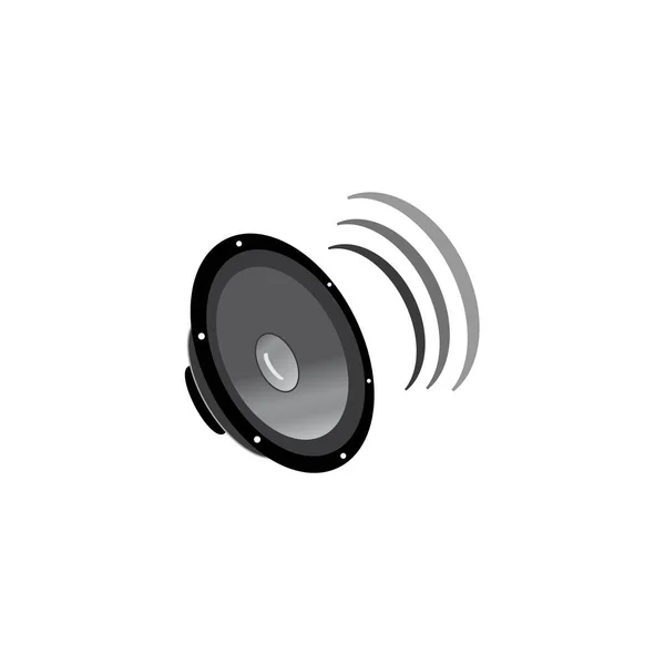 Speaker Logo Icon Vector — Vector de stock