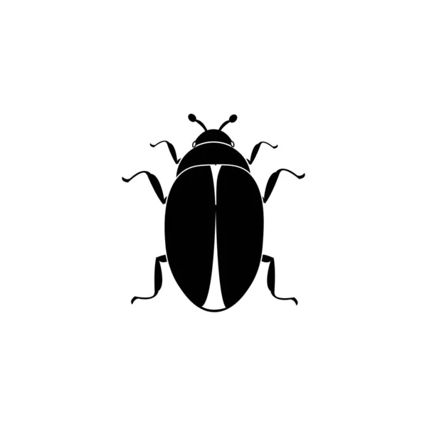 Beetle Icon Logo Vector Design Template — Stock Vector