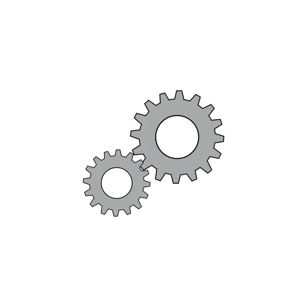 Gear Icon Logo Vector Design Template — Stock Vector